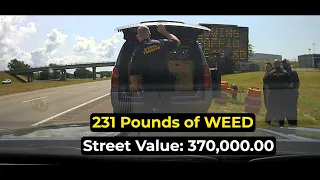 Arkansas State Police Interstate Criminal Patrol Episode #3| K-9 "BEAU" Alerts on Drug Mules WEED!!!