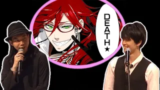 Grell Sutcliff played by Suwabe Junichi vs Fukuyama Jun | Kuroshitsuji/Black Butler Events