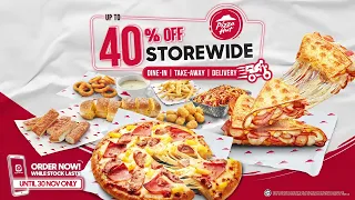 Up to 40% OFF Storewide With Pizza Hut