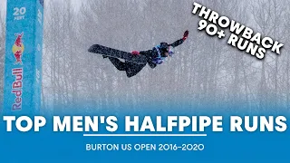 Best Men’s Halfpipe Runs 2016-2020 | Burton US Open 90+ Runs