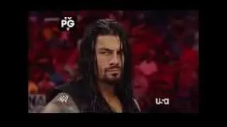 Roman Reigns vs. Batista WWE Raw 12 May 2014