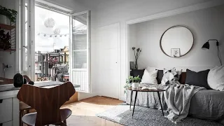 decor ideas for studio apartment in Scandinavian style