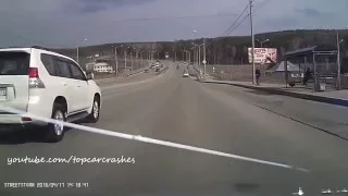 ДТП и Аварии 2016   Car Crashes 2016 #52