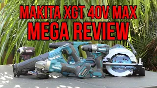 Makita XGT 40v Max MEGA REVIEW | An in depth look at all the tools in the 6 piece kit vs 18v Tools