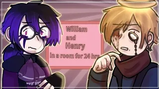William Afton and Henry Emily locked in a room for 24 hours||FNAF||Afton||REMAKE||ENJOY QWQ