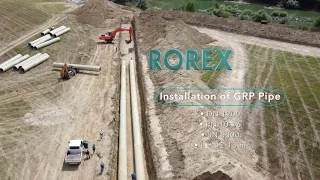Rorex GRP Pipe Installation