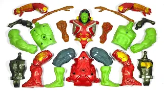 Assemble Toys Avengers, Hulk Buster, Batman, Siren Head, Hulk Smash ~ Action figure collection