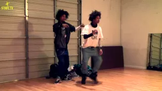 Les Twins training