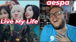 aespa 에스파 'Live My Life' Universe REACTION | This song is exactly my style!