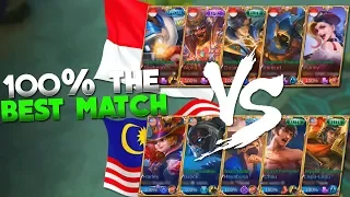 INDONESIA vs MALAYSIA! (Revenge?) Mobile Legends Gameplay