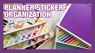 STICKER ORGANIZATION | PACKING STICKERS FOR SUMMER TRIP