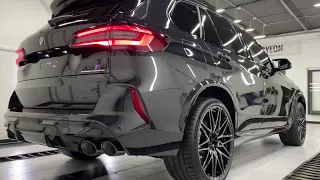 BMW X5M Competition (F95) на полной оклейке в полиуретановую плёнку!