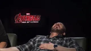 Chris Evans laughing for 1 minute and 7 seconds straight