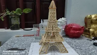 Làm Tháp Eiffel Từ Tăm Tre Cực Dễ-Kênh 5 Phút Sáng Tạo