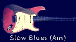 Slow Blues Jam | Sexy Guitar Backing Track - A Minor