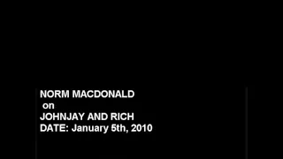 Norm Macdonald On Radio Shows for Hours & Hours NO ADS