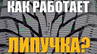 Как работает липучка (фрикционная шина). Подробное видео. Просто о сложном