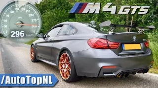 BMW M4 GTS 500HP ACCELERATION 0-296km/h DRAGY GPS by AutoTopNL