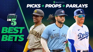 Tonight's TOP PICKS: MLB Best Bets + Props! | The Early Edge in 5