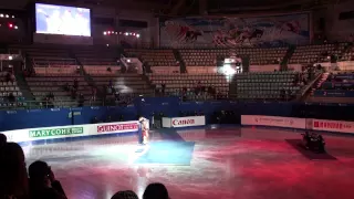 2015 Four Continents Figure Skating Championsips - Ice Dance Victory Ceremony 2