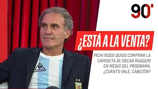 ¿La vendés, Cabezón? ¡Quisieron comprarle su camiseta a #Ruggeri en medio del programa!