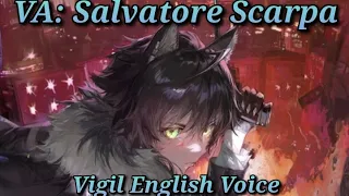 Vigil English Voice. ALL Voicelines (E2 + Max Trust) | Arknights