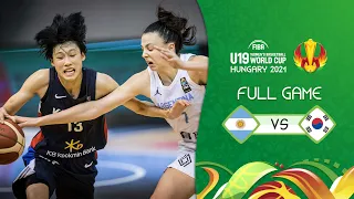 Argentina v Korea | Full Game - FIBA U19 Women's Basketball World Cup 2021