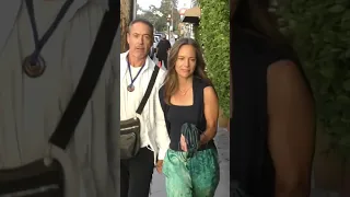 Robert Downey Jr. and wife Susan Downey were seen arriving at G.Baldi restaurant for a Dinner.