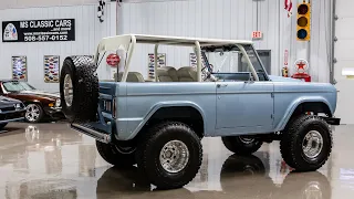 1976 Ford Bronco 4x4 Custom Start Up Walk Around Presentation