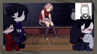 Uchiha clan reacts to sakura Haruno (part 1/2)||sasusaku||