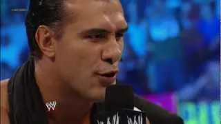 Kane interrupts Alberto Del Rio