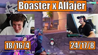 Fnatic Alfajer And Boaster Try New Map In Immortal BOTH POV | Yoru & Phoenix | Sunset | VALORANT