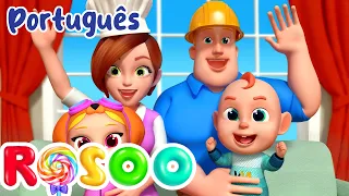 Family Picture - Canção Da Família + Trabalho e Earreira | Rosoo em Português - Músicas Infantis