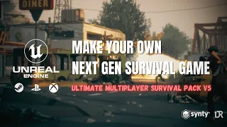 UE5 / UE4 Ultimate Multiplayer Survival Pack V5 | Gameplay Trailer