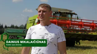 Žieminių rapsų DK EXPEDIENT kūlimas Rokiškio r. | 2020.07.27