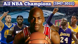 All NBA Champions (1947-2022)