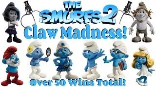 Smurfs 2 Claw Madness! Over 50 Wins Total!!!