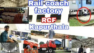 Rail coach factory (RCF) Kapurthala,Train manufacturing view And for T.T.C student & Apprenticeship