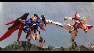 Gundam Build Fighters Try: Showdown! Blaze through the Destiny (stop-motion)