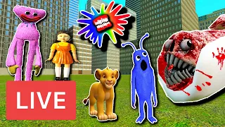 RUNNING FROM SCARY THINGS!! (gmod nextbot live)