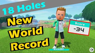 Switch Sports Golf (18 Holes) [-34] *Former World Record*