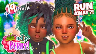 my toddler RAN AWAY FROM HOME... 🍑 Peach #19 (The Sims 4)
