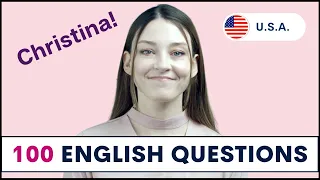 100 English Questions with Christina | How to Ask and Answer English Interview