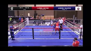 Curmel Moton vs Zabdiel Valdivia 2022 USA boxing Nationals 125