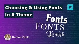 Choosing and using fonts in a WordPress theme