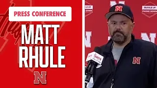 Nebraska Football Head Coach Matt Rhule gives update on Jeff Sims status & more ahead of NIU game