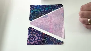 Triangle in a Square / V-block / Peaky and Spike / 2 Peaks in 1 Quilt Block Tutorial