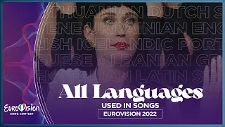 All Languages Used in Songs on Eurovision 2022