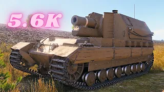 Conqueror Gun Carriage  5.6K Damage  World of Tanks Gameplay (4K)
