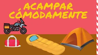 Equipo requerido para acampar en moto